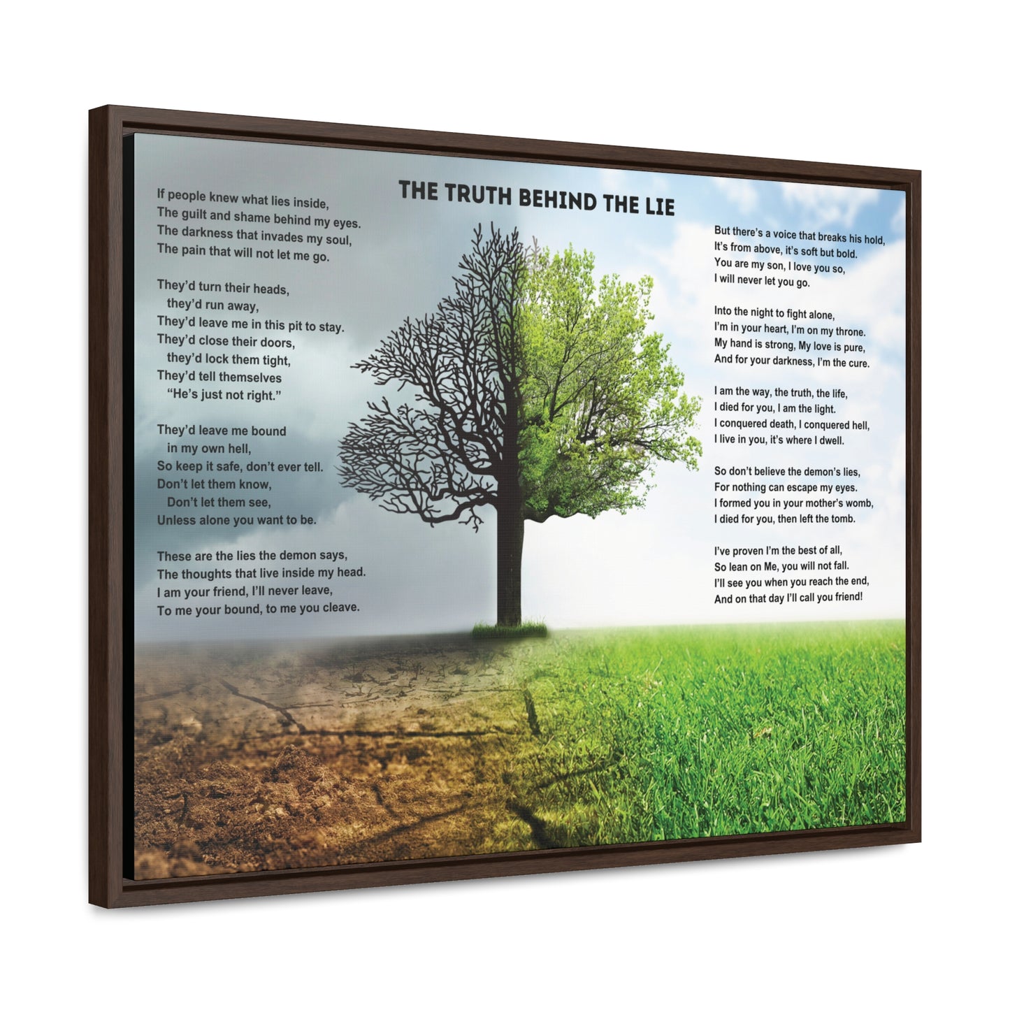 The Truth Behind The Lie, Horizontal Frame