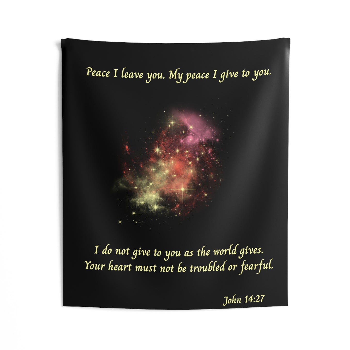 John 14:27 Indoor Wall Tapestry