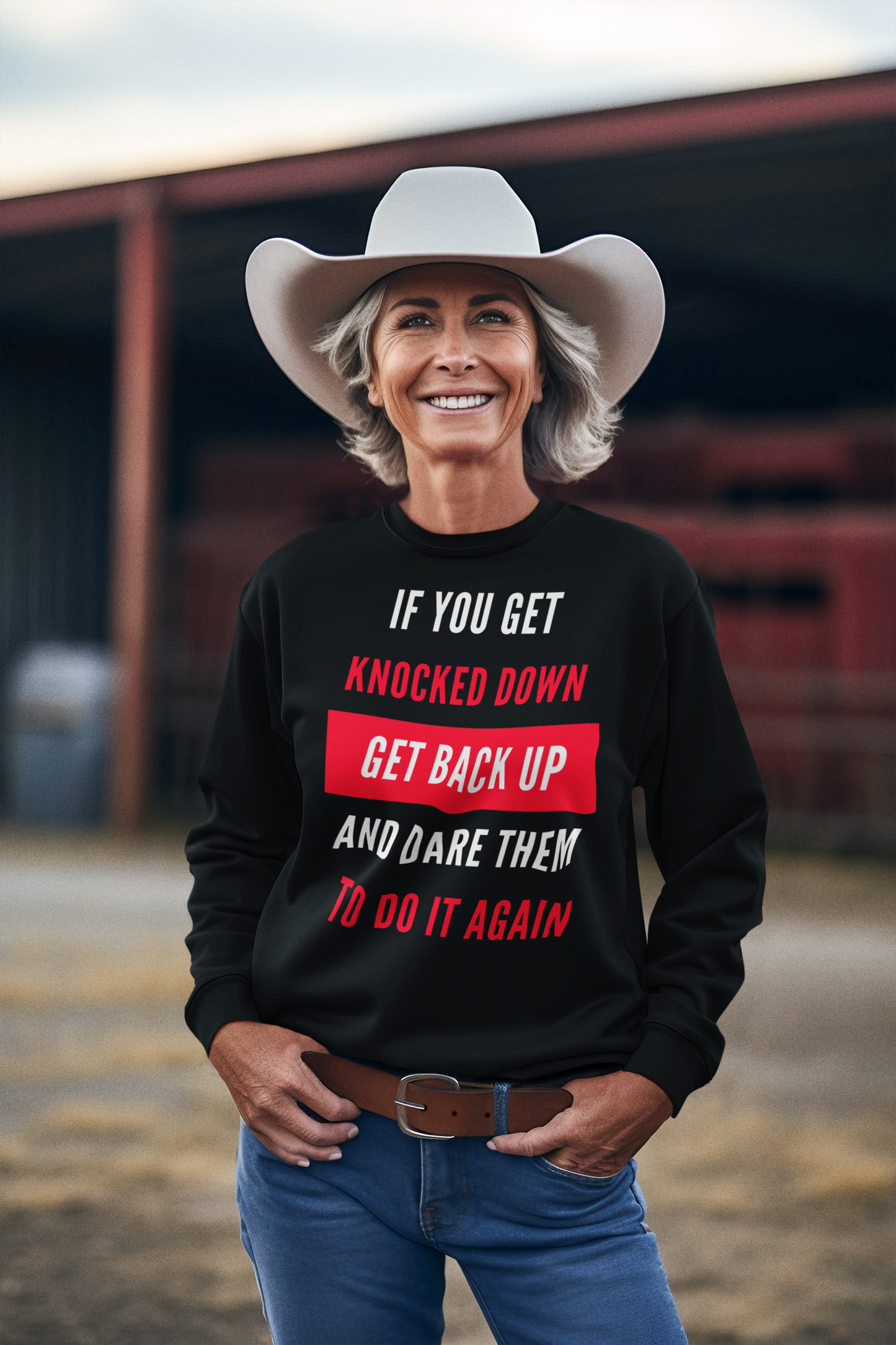 If You Get Knocked Down Sweatshirt