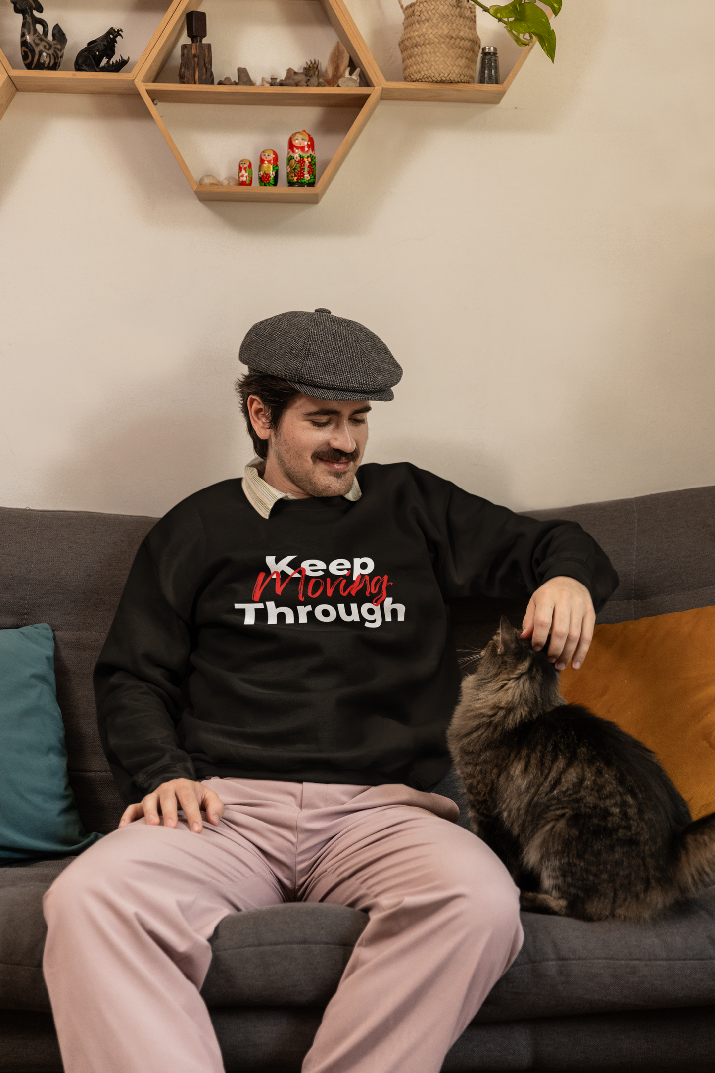 Keep Moving Through Sweatshirt