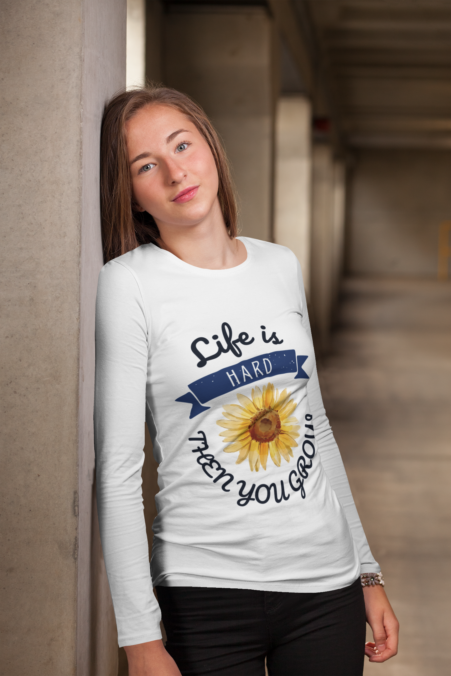 Life is Hard Then You Grow Long Sleeve Tee