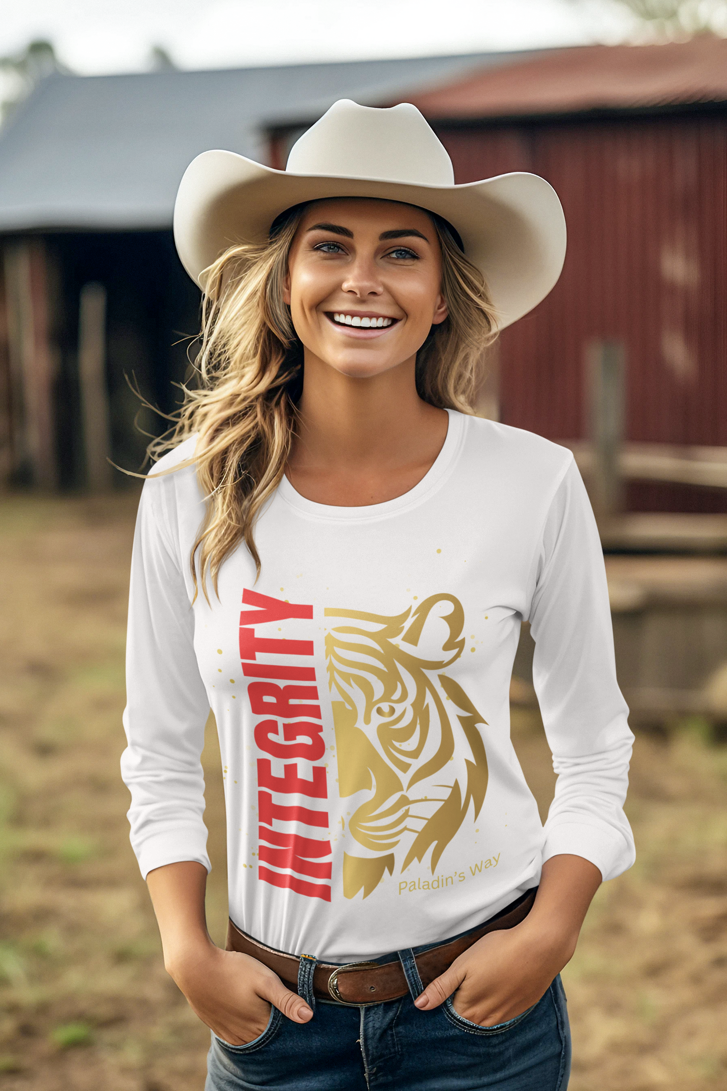 Integrity Ultra Cotton Long Sleeve Tee White