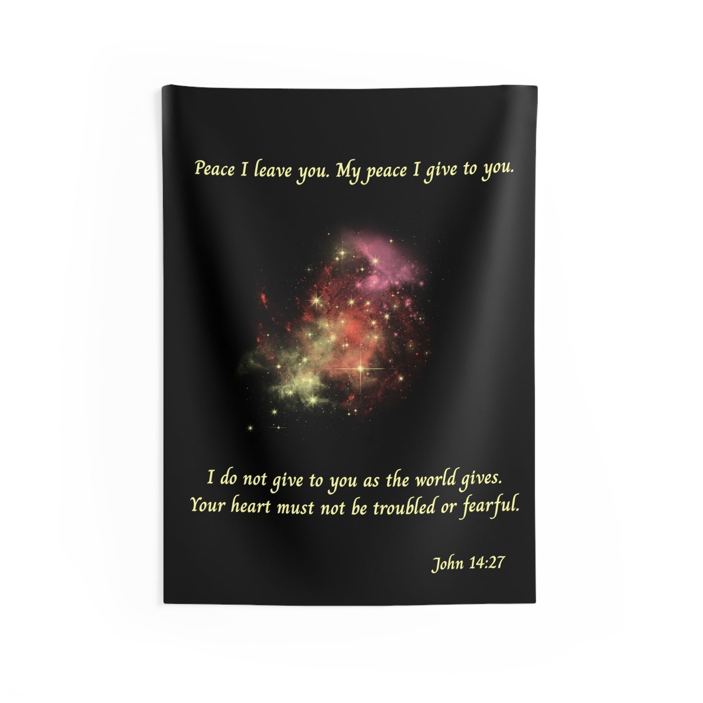 John 14:27 Indoor Wall Tapestry